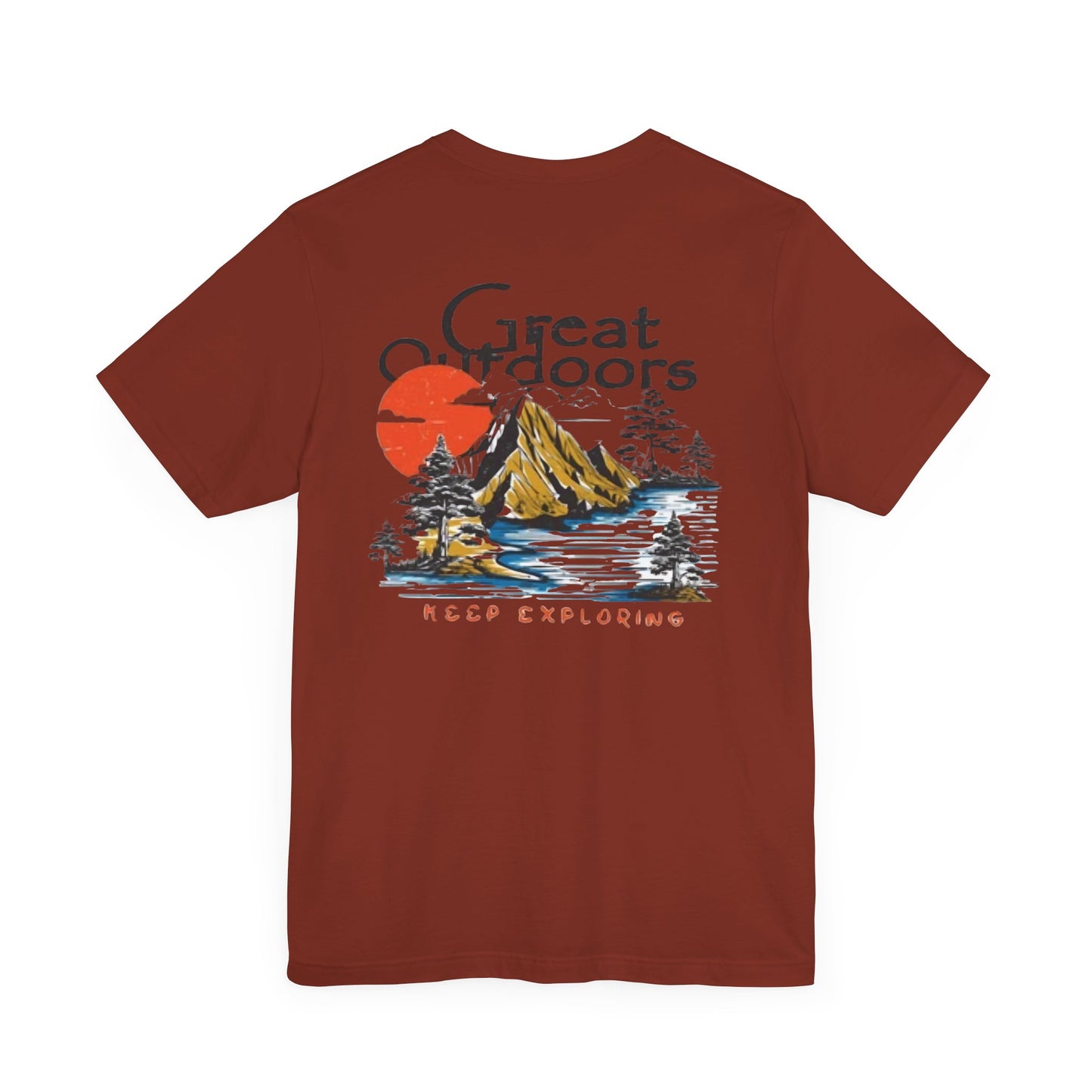 Adventure Awaits Unisex Short Sleeve Tee - Fishing & Hunting | Great Outdoors Graphic Tee