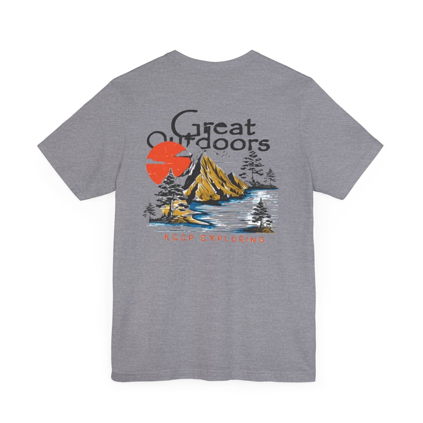 Adventure Awaits Unisex Short Sleeve Tee - Fishing & Hunting | Great Outdoors Graphic Tee