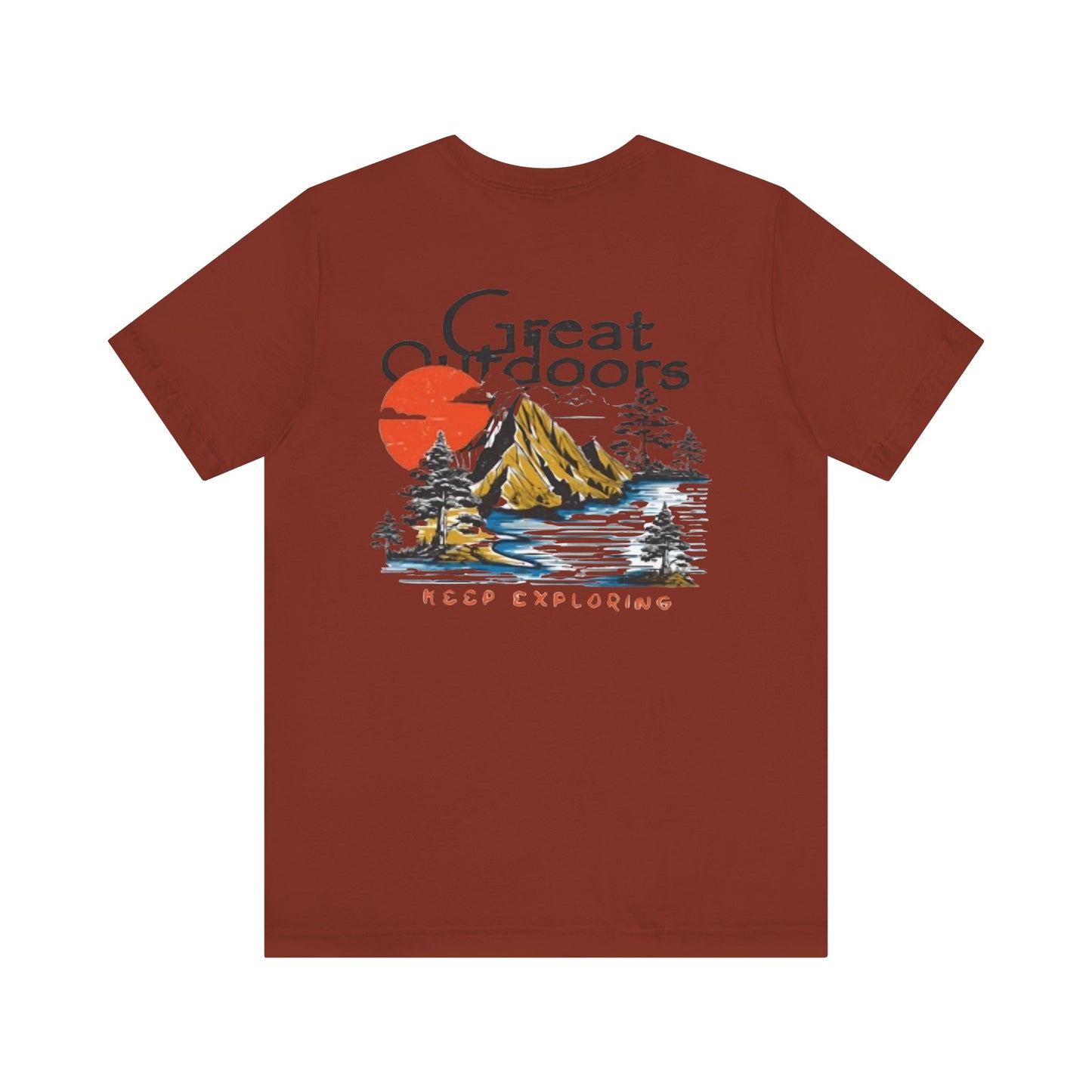 Adventure Awaits Unisex Short Sleeve Tee - Fishing & Hunting | Great Outdoors Graphic Tee