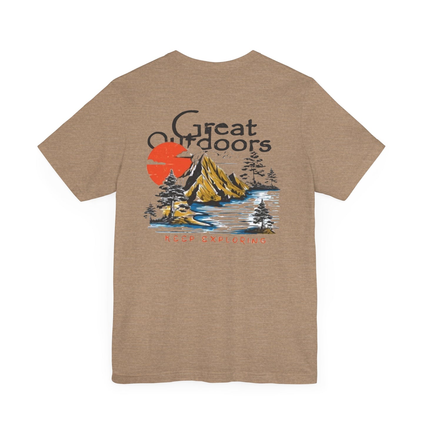 Adventure Awaits Unisex Short Sleeve Tee - Fishing & Hunting | Great Outdoors Graphic Tee