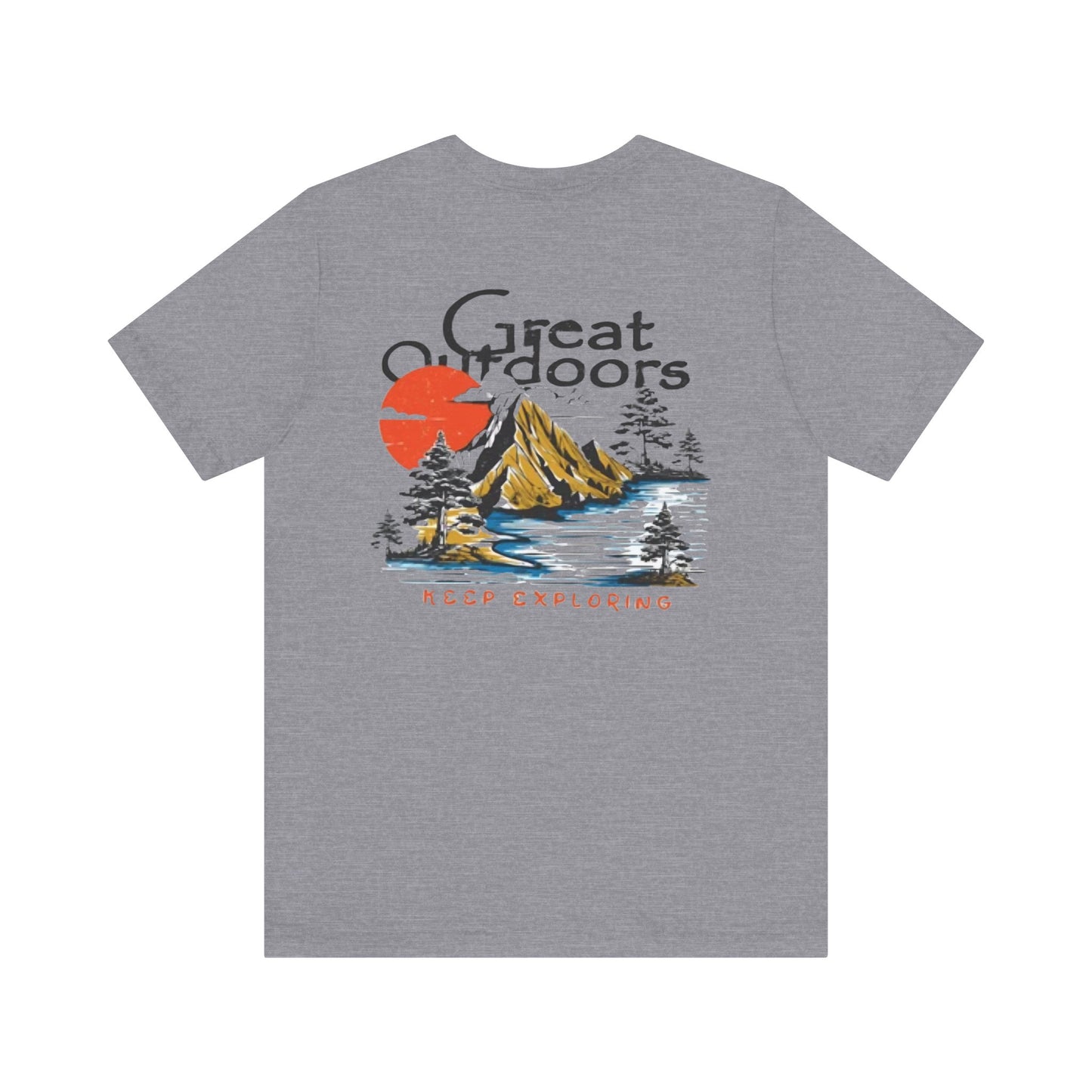 Adventure Awaits Unisex Short Sleeve Tee - Fishing & Hunting | Great Outdoors Graphic Tee