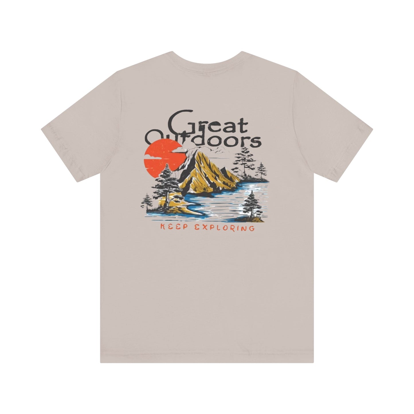 Adventure Awaits Unisex Short Sleeve Tee - Fishing & Hunting | Great Outdoors Graphic Tee