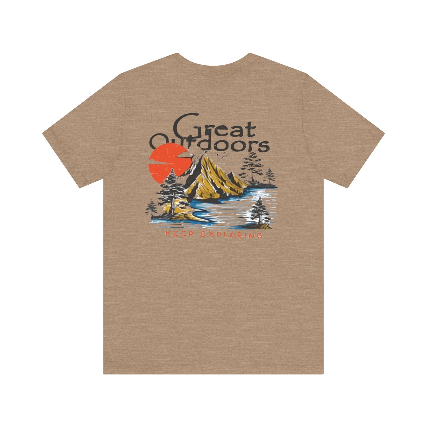 Adventure Awaits Unisex Short Sleeve Tee - Fishing & Hunting | Great Outdoors Graphic Tee