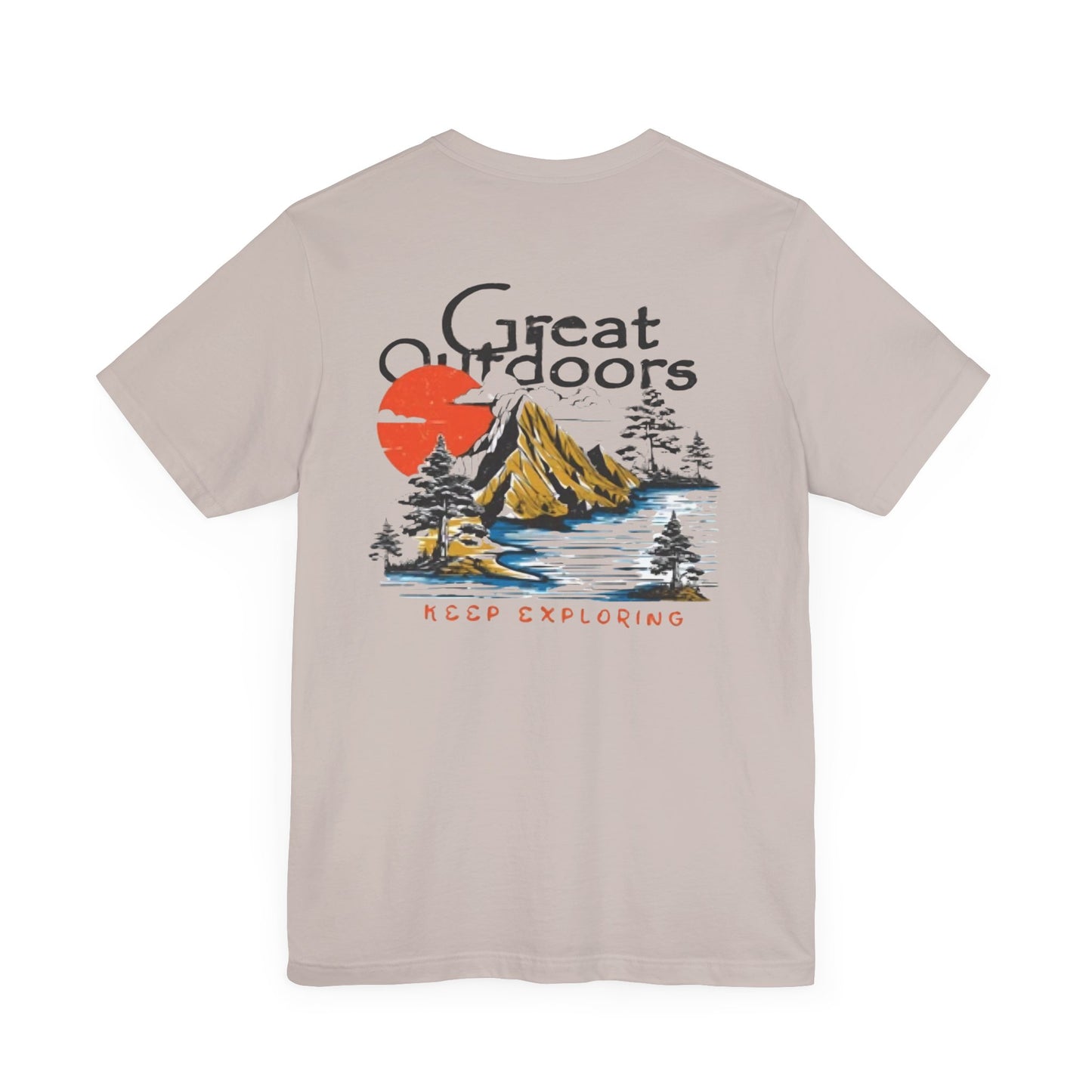 Adventure Awaits Unisex Short Sleeve Tee - Fishing & Hunting | Great Outdoors Graphic Tee